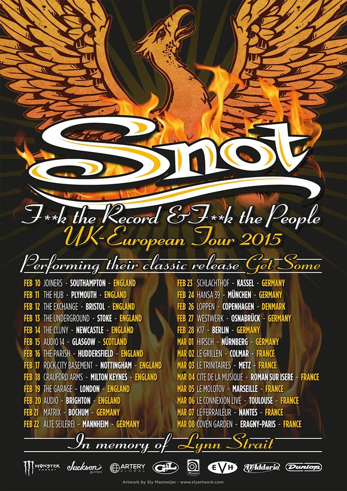 Snot Announce First EVER UK Tour RAMzine