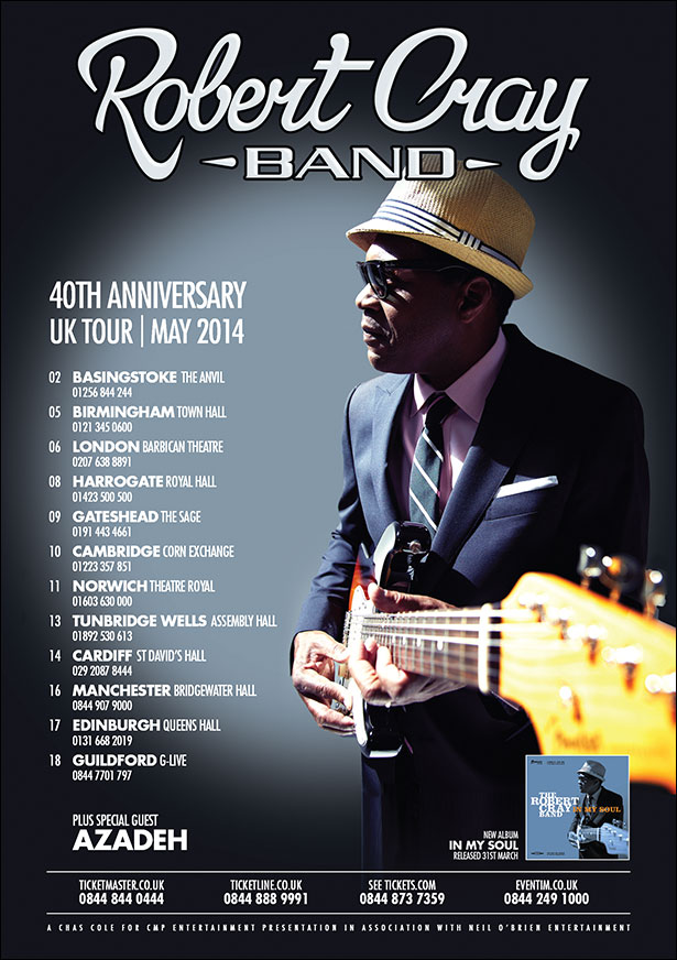 robert cray band uk tour