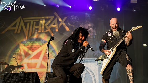 Joey Belladonna and Scott Ian of Anthrax