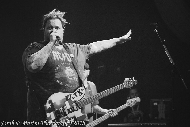 Jaret Reddick of Bowling For Soup. Photo by Sarah Martin.