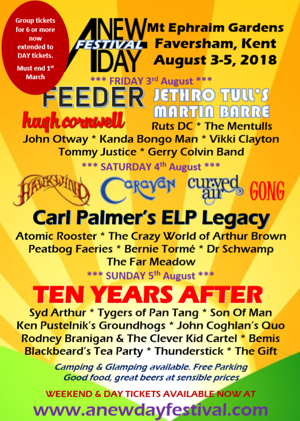 New Day Festival: Feeder, Jethro Tull's Martin Barre - RAMzine
