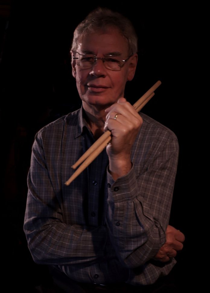 Bill Bruford photo by Dave McKean press 2
