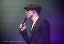 Ville Valo sings from the H.I.M Sheet Ville Valo