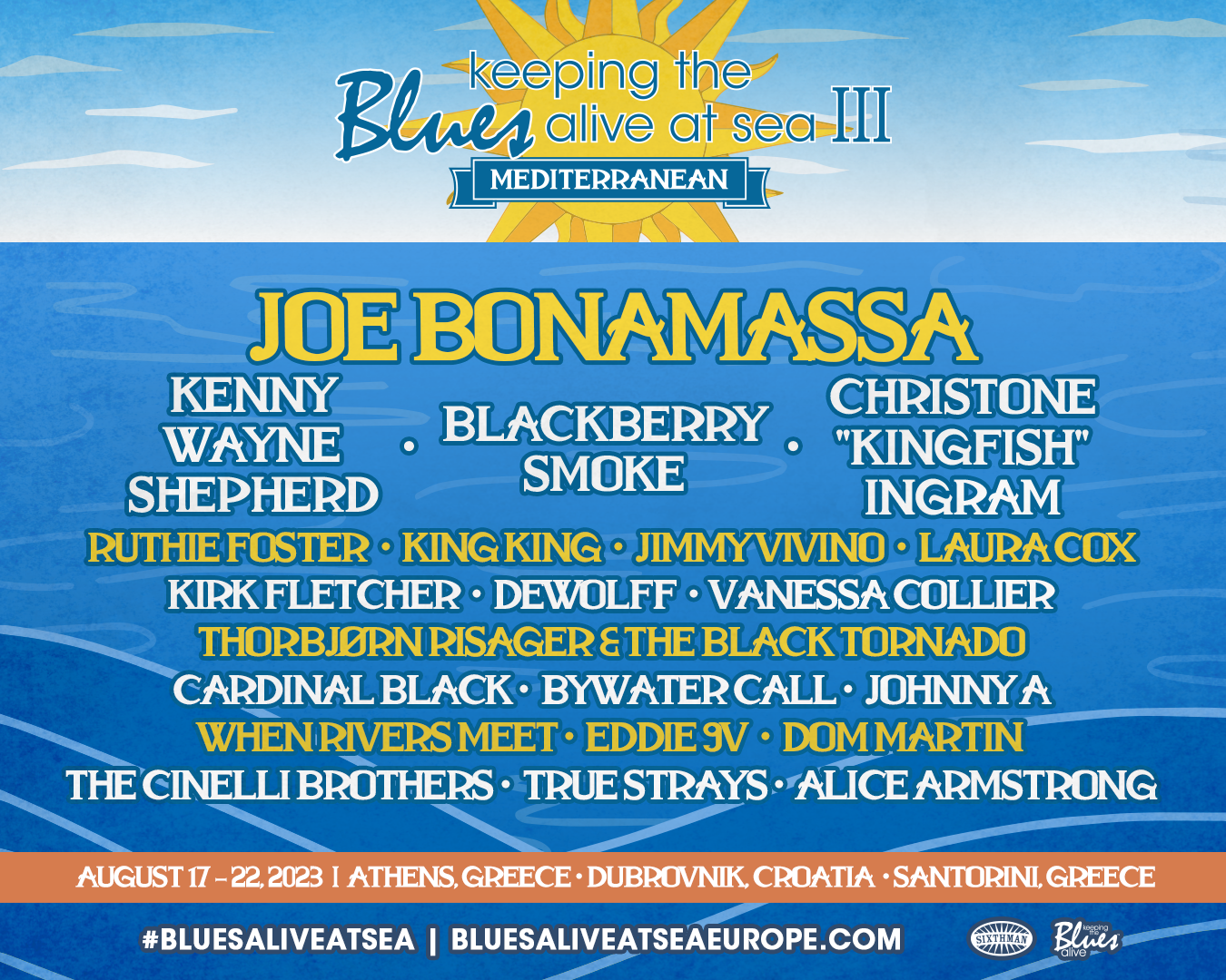 Final Line-up Announced for Keeping the Blues Alive At Sea - RAMzine