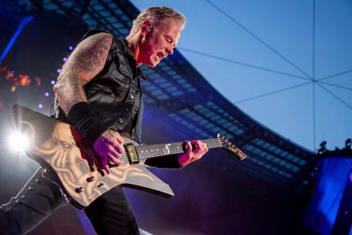 Metallica performs at Stade de France in Paris, France on May 17, 2023 Metallica