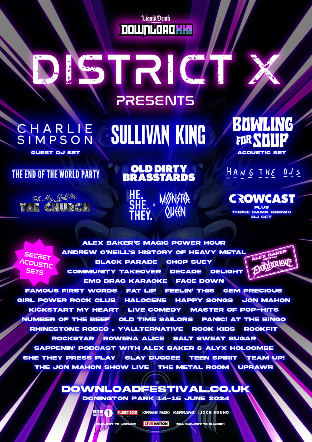 Download Festival's District X Lineup - Dlxxi - Ramzine