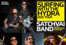 Sold Out Dates & Radio Interviews for Imminent SATCHVAI Band UK Tour.